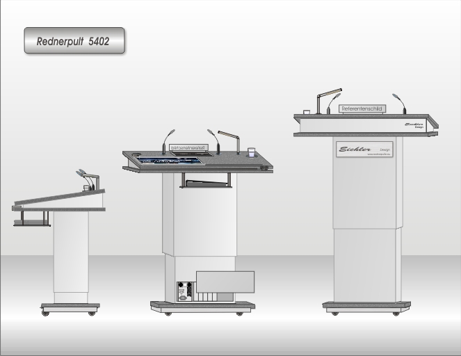 Rednerpult 5402 Hhenverstellbar